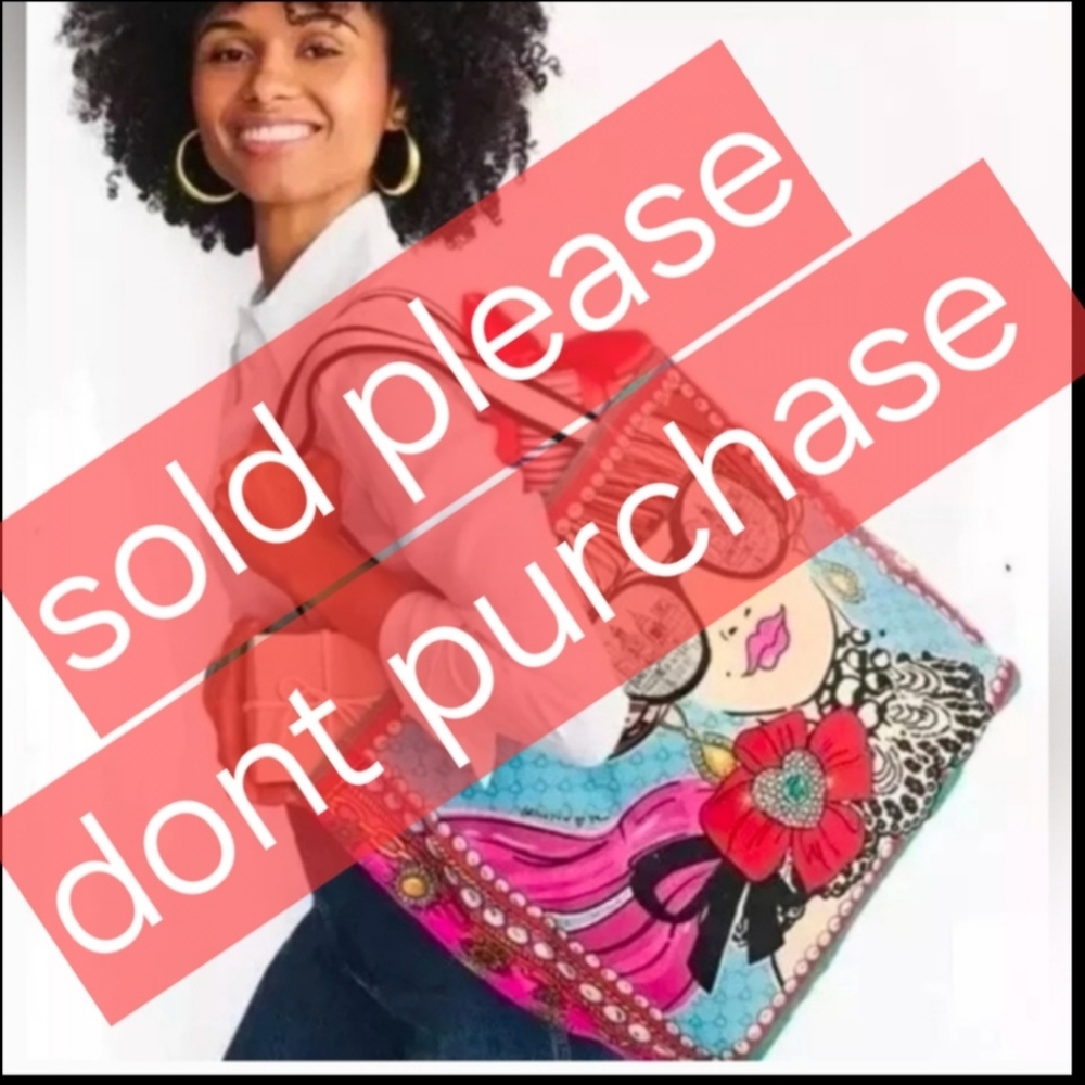 Brighton Sparkle And Shine Heavy Canvad Tote Bag